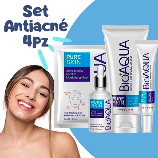 Kit Antiacné Pure Skin 4pz - Bioaqua